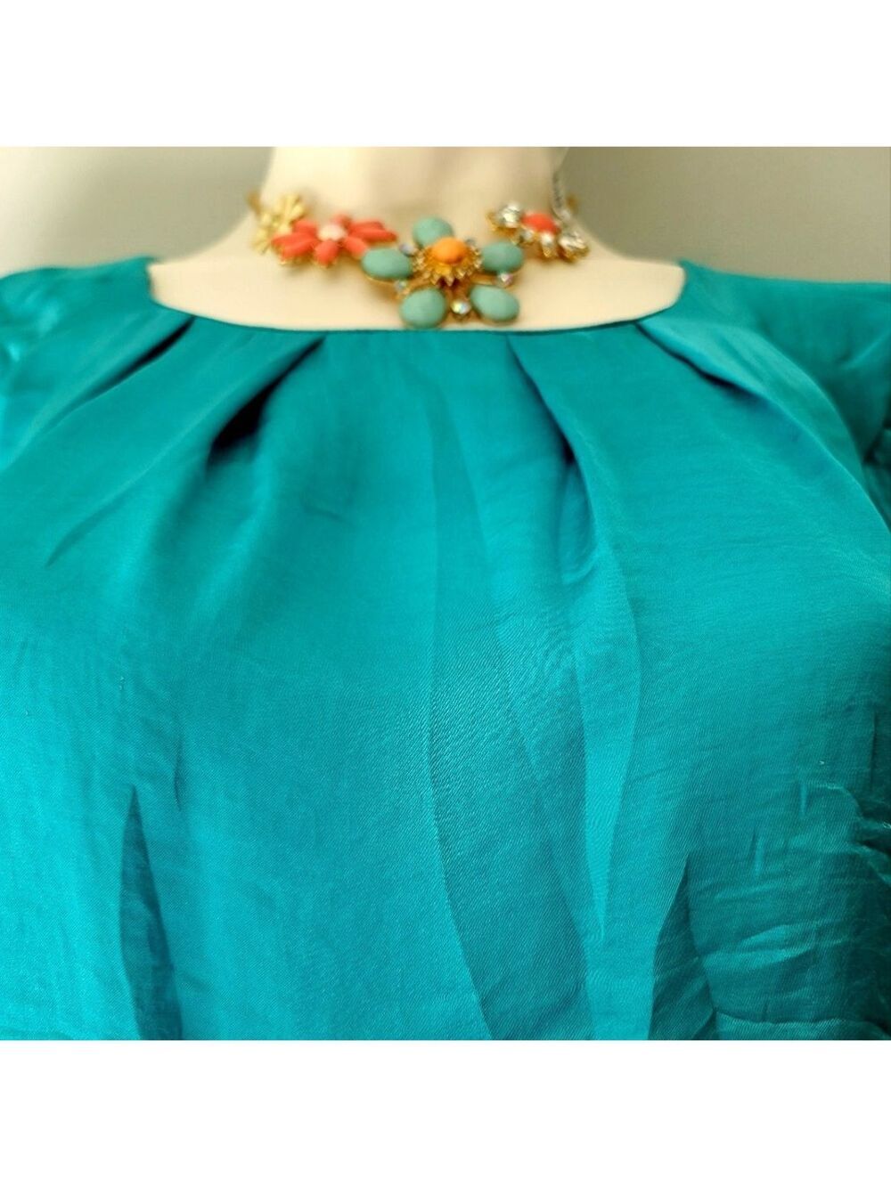 Alexandra Bartlett Short Sleeve Blouse Size M